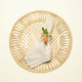 Double Flower with Butterfly Napkin Ring